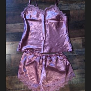 Shein Silky Pink Lingerie